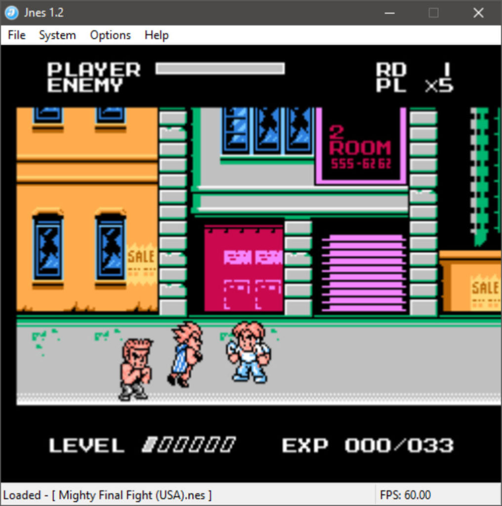 Jnes Game Mighty Final Fight