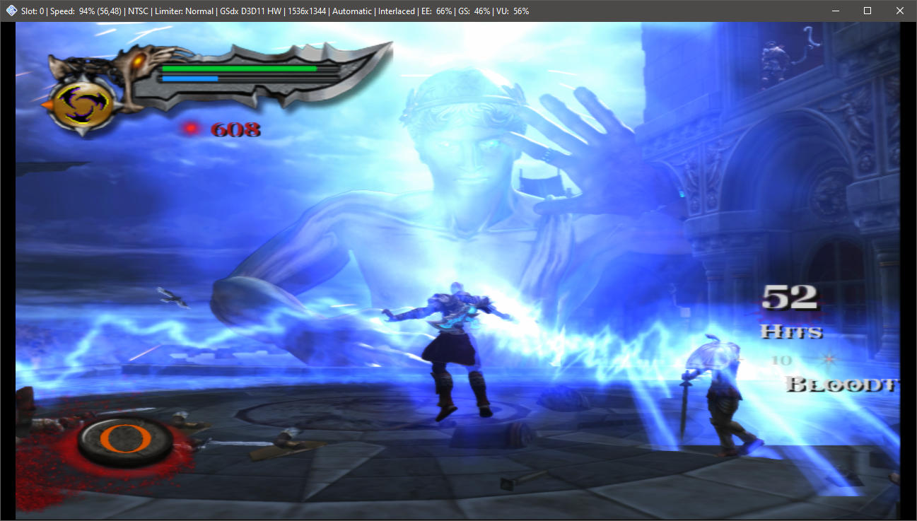 pcsx2 emulator god of war