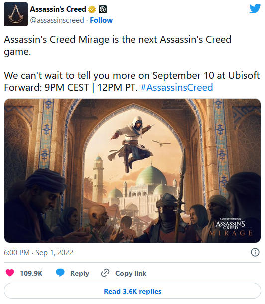 Assasin's Creed Mirage Ubisoft Emutori